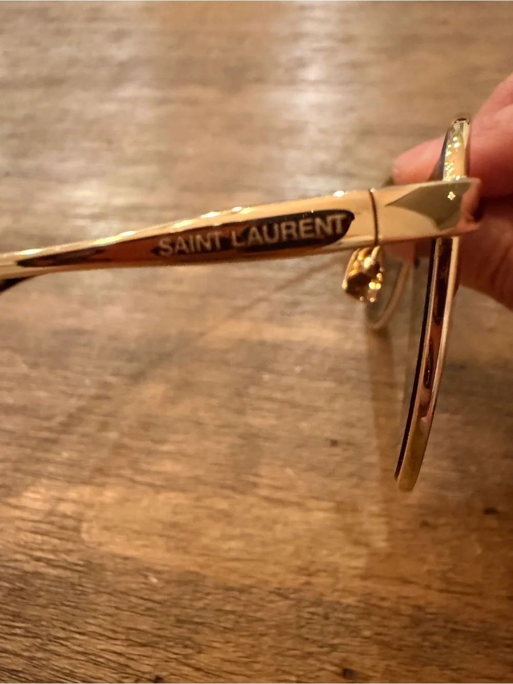 Saint Laurent SL 831 Vesper Sunglasses Brown with Gold Trim Case